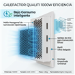Radiador Panel Cerámico de Bajo Consumo Qualiti Caro Inverno RC-CI10PP 1000W Piso y Pared